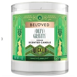 2!! Beloved NWT Wicked Defy Gravity Vegan 1-wick Scent Candle 7oz Cucumber Melon